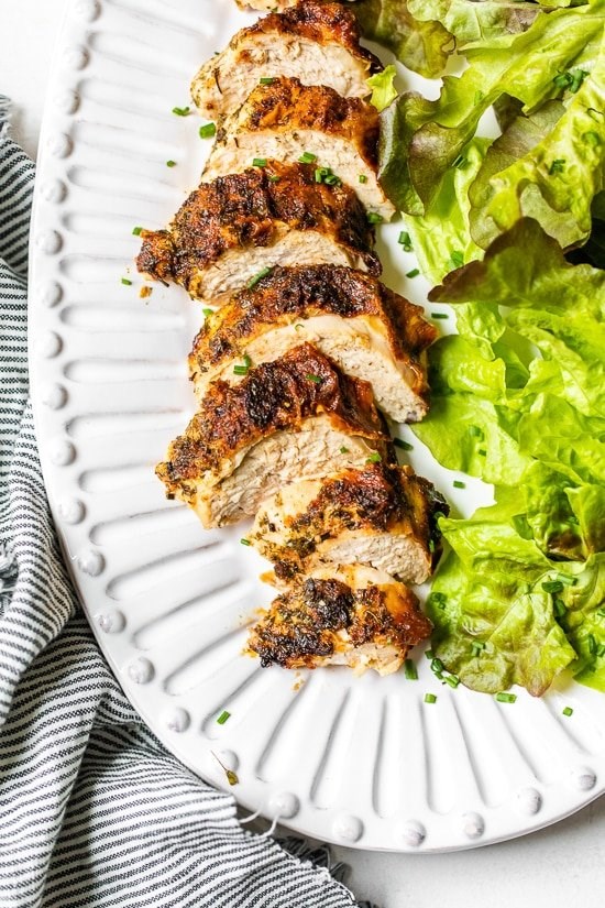 Air fryer herbed buttermilk roast chicken breast
