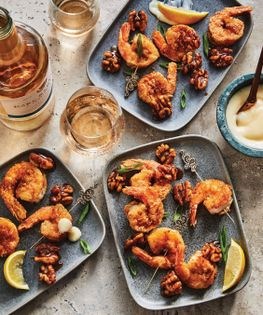 Air-fryer honey walnut shrimp