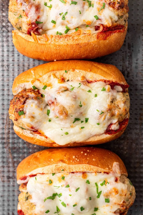 Air fryer meatball subs