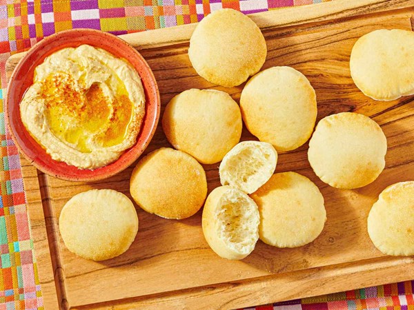 Air fryer mini pita bread