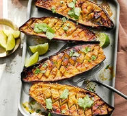 Air fryer miso aubergine