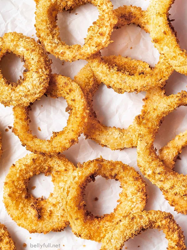 Air fryer onion rings