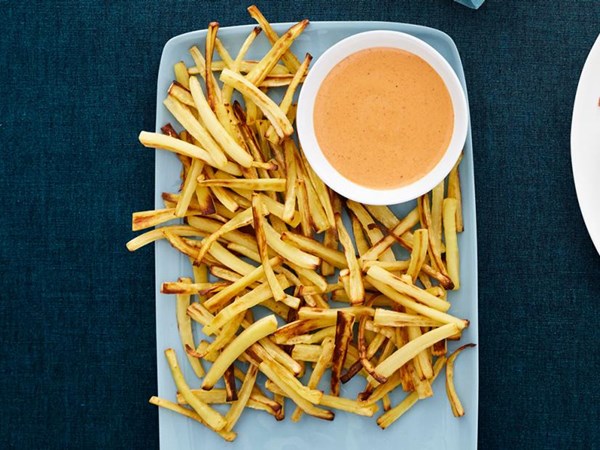 Air fryer parsnip fries 