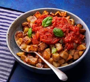 Air fryer patatas bravas