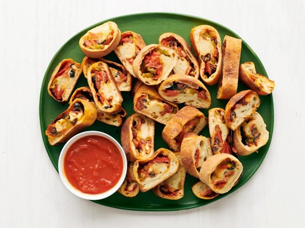 Air-fryer pizza rolls