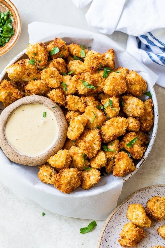 Air fryer popcorn chicken 
