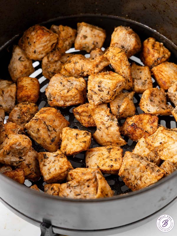 Air fryer pork chop bites