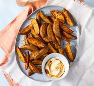 Air-fryer potato wedges