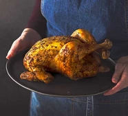 Air-fryer roast chicken