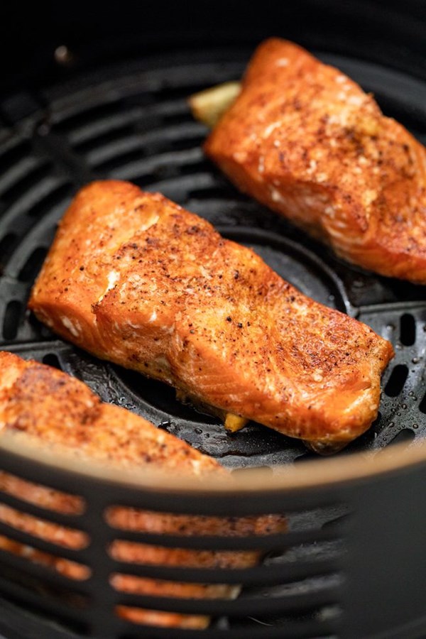 Air fryer salmon
