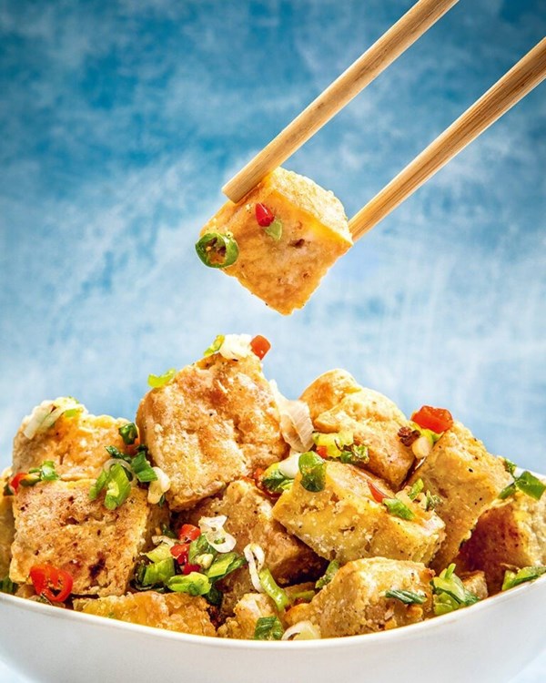 Air fryer salt and pepper tofu