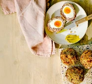 Air-fryer Scotch eggs