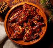[Air-fryer] soy & cranberry chicken wings