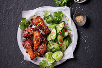 Air fryer sweet and spicy drumettes