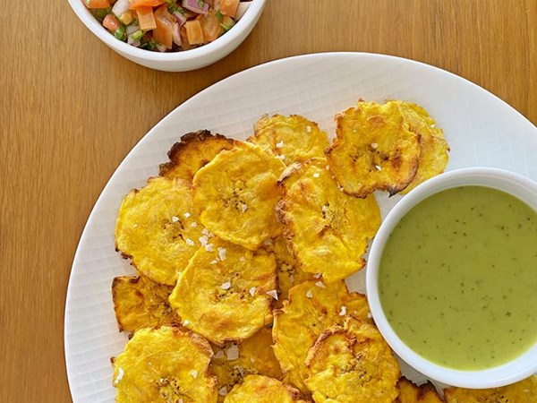 Air fryer tostones