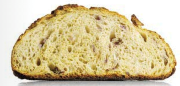 Aji amarillo and roasted purple potato sourdough