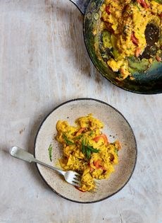 Akuri scrambled eggs