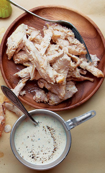 Alabama-style chicken sandwiches with white sauce