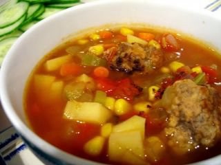 Albondigas soup