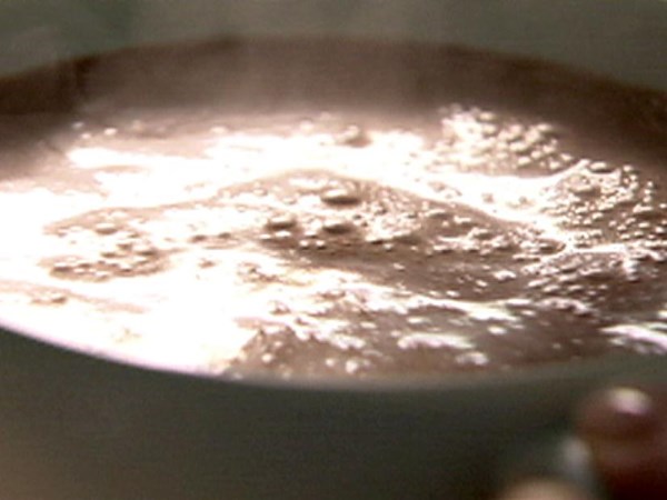 Alcoholic hot chocolate