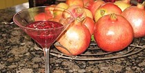 Alcoholic pomegranate drink