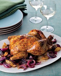 Aleppo-pepper-and-mint-roasted chicken