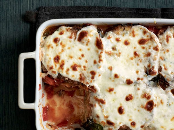 Alex Guarnaschelli's eggplant Parmigiana