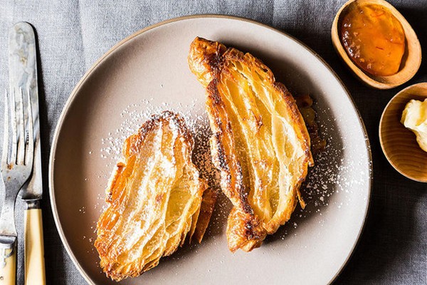 Alex Raij's croissants a la plancha