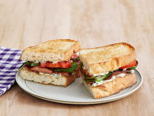 Alex’s BLT with sautéed ramps