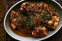Alex's chicken and mushroom Marsala