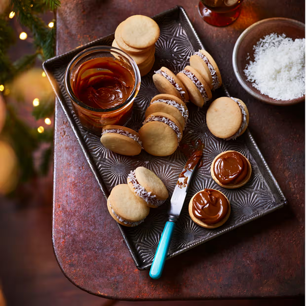 Alfajores de dulce de leche (Ana Ortiz)