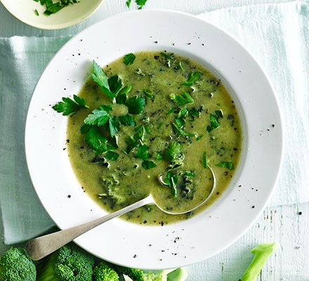 Alkalising green soup