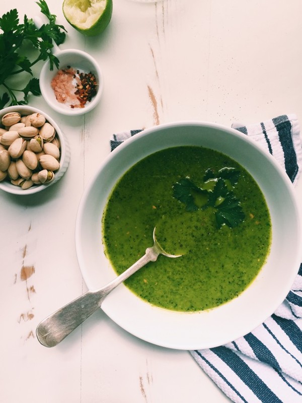Alkalizing green soup