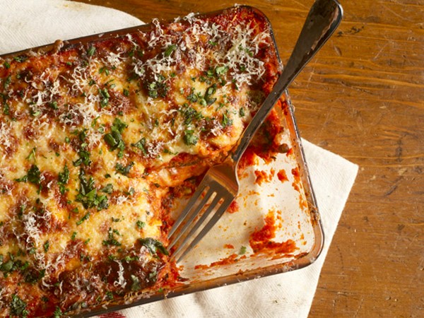 All-American eggplant Parmesan