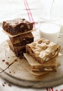 All-American fudge-chunk brownies