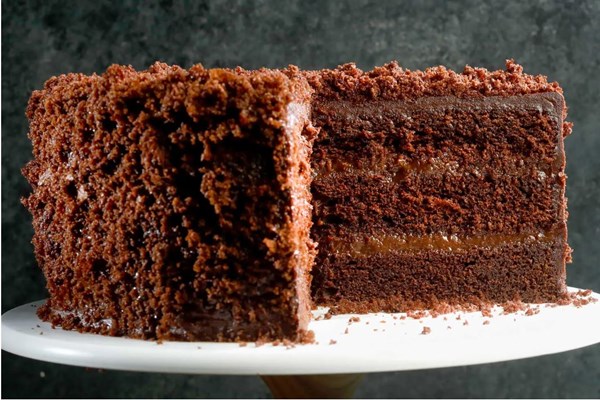 All-chocolate blackout cake