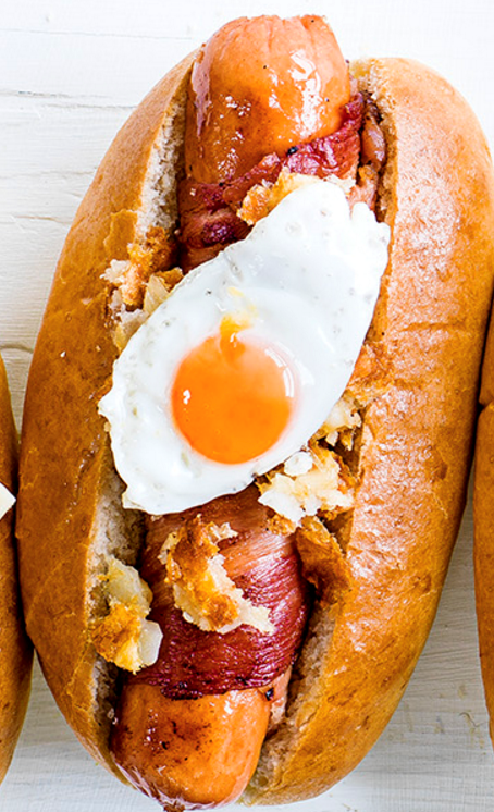 All-day breakfast food dog