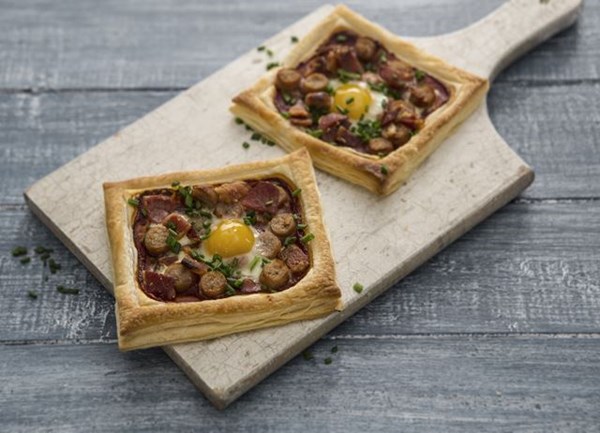 All day breakfast tartlets