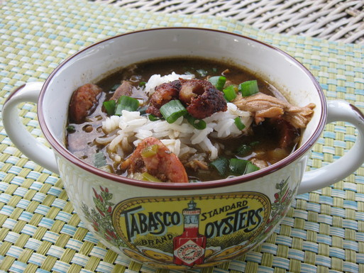 All day duck gumbo