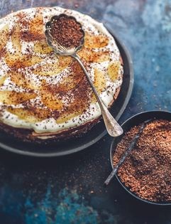 All home-made chocolate and pear genoise, for the best bakers