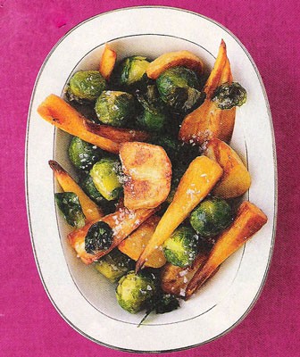 All-in-one honey roast veg