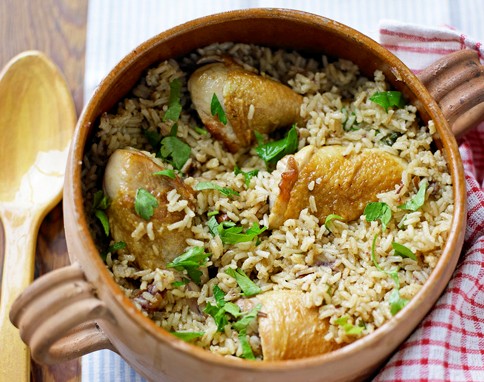 All-in-one rice & chicken