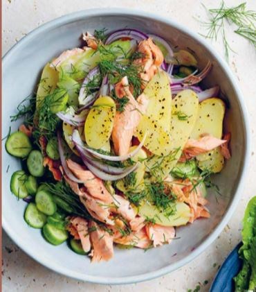 All-seasons potato salad - spring