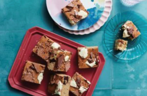 All-the-chocolate-from-the-cupboard banana tahini brownie