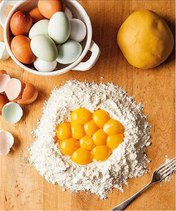 All-yolk pasta dough