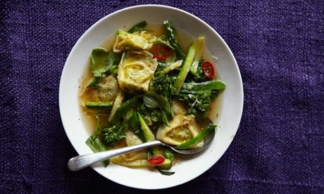 Allegra McEvedy's tortellini in brodo d'Estiva