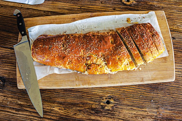 Almond & marzipan roulade