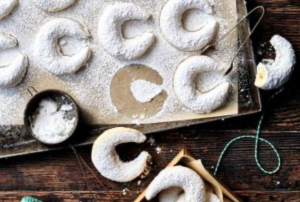 Almond and cardamom kipferl