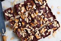 Almond and goat cheese candy bars