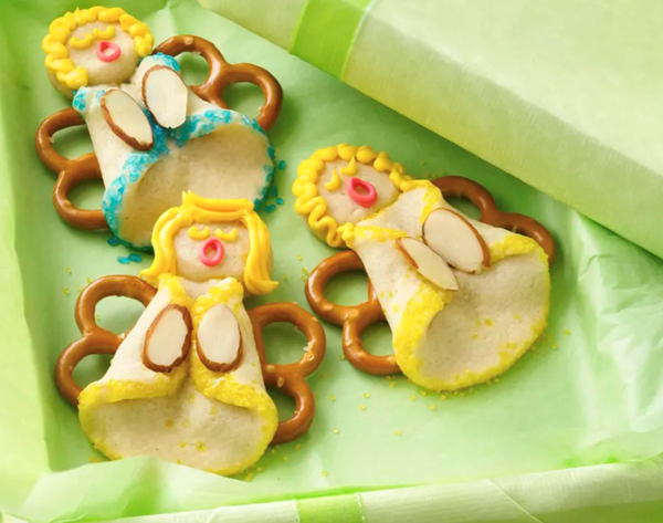 Almond angel cookies